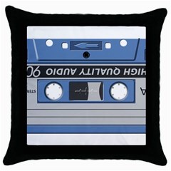 Cassette 40268 1280 Throw Pillow Case (black) by vintage2030