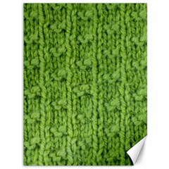 Knitted Wool Chain Green Canvas 36  X 48  by vintage2030