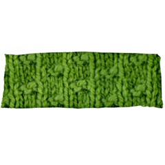 Knitted Wool Chain Green Body Pillow Case Dakimakura (two Sides) by vintage2030