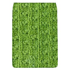 Knitted Wool Chain Green Removable Flap Cover (l) by vintage2030