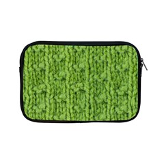 Knitted Wool Chain Green Apple Ipad Mini Zipper Cases by vintage2030