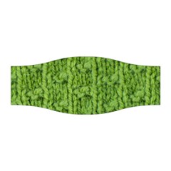 Knitted Wool Chain Green Stretchable Headband by vintage2030