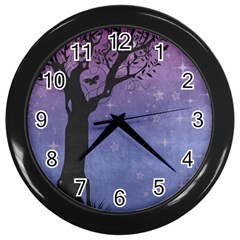 Silhouette 1131861 1920 Wall Clock (Black)