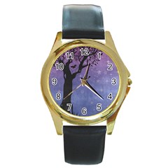 Silhouette 1131861 1920 Round Gold Metal Watch