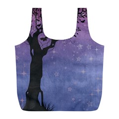 Silhouette 1131861 1920 Full Print Recycle Bag (l) by vintage2030