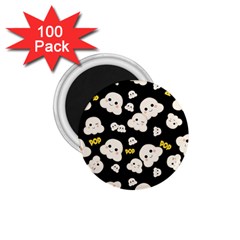 Cute Kawaii Popcorn Pattern 1 75  Magnets (100 Pack)  by Valentinaart