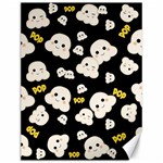 Cute Kawaii Popcorn pattern Canvas 12  x 16  11.86 x15.41  Canvas - 1