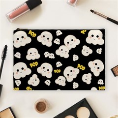 Cute Kawaii Popcorn Pattern Cosmetic Bag (large)