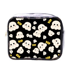 Cute Kawaii Popcorn Pattern Mini Toiletries Bag (one Side) by Valentinaart