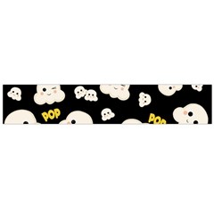 Cute Kawaii Popcorn Pattern Large Flano Scarf 