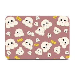 Cute Kawaii Popcorn Pattern Plate Mats by Valentinaart