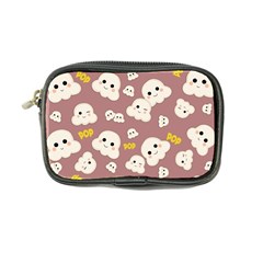 Cute Kawaii Popcorn Pattern Coin Purse by Valentinaart