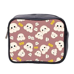 Cute Kawaii Popcorn Pattern Mini Toiletries Bag (two Sides) by Valentinaart