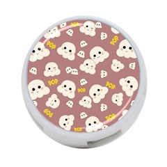 Cute Kawaii Popcorn Pattern 4-port Usb Hub (two Sides) by Valentinaart