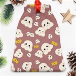 Cute Kawaii Popcorn pattern Ornament (Bell) Front