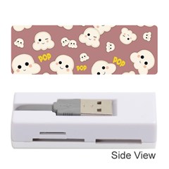 Cute Kawaii Popcorn Pattern Memory Card Reader (stick) by Valentinaart