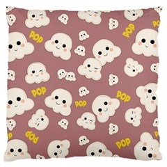 Cute Kawaii Popcorn Pattern Large Cushion Case (one Side)