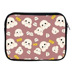 Cute Kawaii Popcorn Pattern Apple Ipad 2/3/4 Zipper Cases by Valentinaart