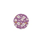 Cute Kawaii Popcorn pattern 1  Mini Magnets Front