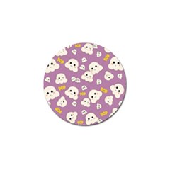 Cute Kawaii Popcorn Pattern Golf Ball Marker (10 Pack) by Valentinaart