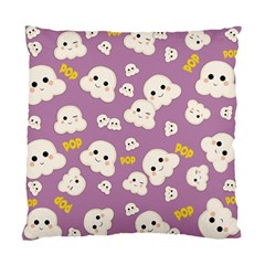 Cute Kawaii Popcorn Pattern Standard Cushion Case (two Sides) by Valentinaart