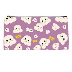 Cute Kawaii Popcorn Pattern Pencil Cases by Valentinaart