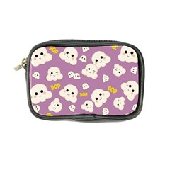 Cute Kawaii Popcorn Pattern Coin Purse by Valentinaart