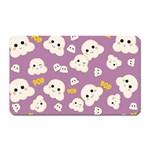 Cute Kawaii Popcorn pattern Magnet (Rectangular) Front