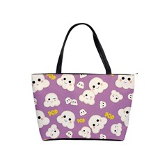 Cute Kawaii Popcorn Pattern Classic Shoulder Handbag by Valentinaart