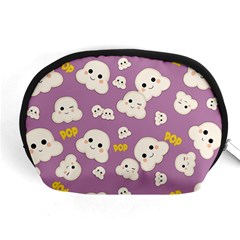 Cute Kawaii Popcorn Pattern Accessory Pouch (medium) by Valentinaart