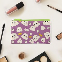 Cute Kawaii Popcorn Pattern Cosmetic Bag (xs)