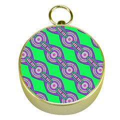 Purple Chains On A Green Background                                                    Gold Compass