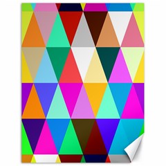 Triangles Pattern                                                    Canvas 18  X 24  by LalyLauraFLM