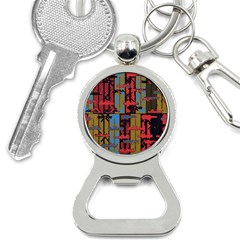 Rectangles Texture                                                    Bottle Opener Key Chain by LalyLauraFLM