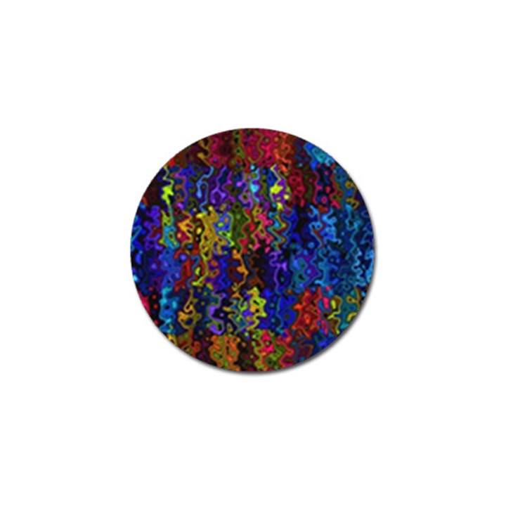 Colorful waves                                                     Golf Ball Marker (4 pack)