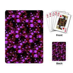 Purple Red  Roses Playing Cards Single Design by snowwhitegirl