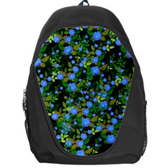 Blue Luminescent Roses Backpack Bag by snowwhitegirl