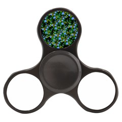 Blue Luminescent Roses Finger Spinner