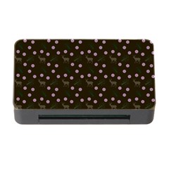 Brown Deer Trees Pattern Memory Card Reader With Cf by snowwhitegirl