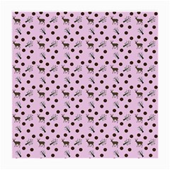 Pink Deer Pattern Medium Glasses Cloth by snowwhitegirl