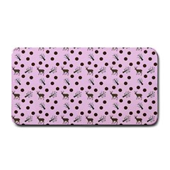 Pink Deer Pattern Medium Bar Mats by snowwhitegirl