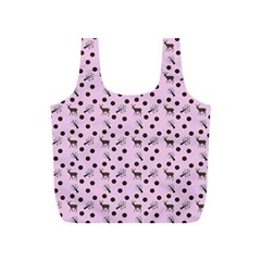 Pink Deer Pattern Full Print Recycle Bag (s) by snowwhitegirl