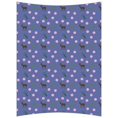 Blue Deer Pattern Back Support Cushion by snowwhitegirl