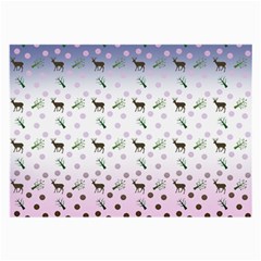 Ombre Deer Pattern Large Glasses Cloth (2-side) by snowwhitegirl