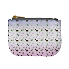 Ombre Deer Pattern Mini Coin Purse by snowwhitegirl