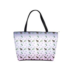 Ombre Deer Pattern Classic Shoulder Handbag by snowwhitegirl