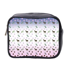 Ombre Deer Pattern Mini Toiletries Bag (two Sides) by snowwhitegirl