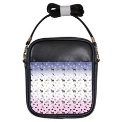 Ombre Deer Pattern Girls Sling Bag by snowwhitegirl