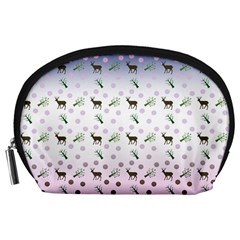 Ombre Deer Pattern Accessory Pouch (large) by snowwhitegirl