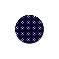 Little  Dots Navy Blue Golf Ball Marker (4 Pack) by snowwhitegirl